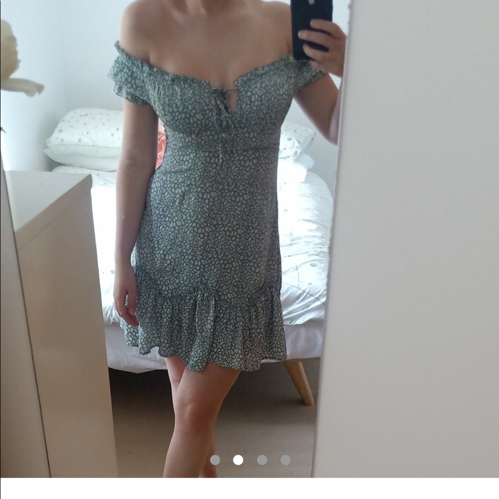 Sundae muse dress sage green